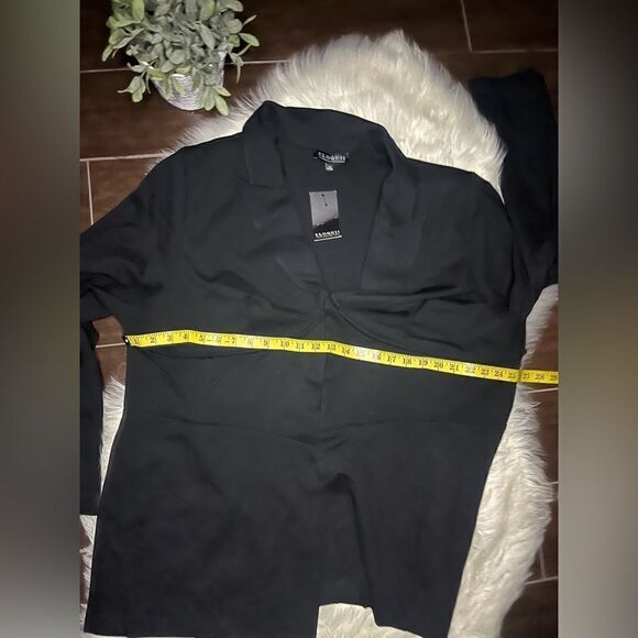 Eloquii Corset black peplum blazer sz 28 - Picture 10 of 12